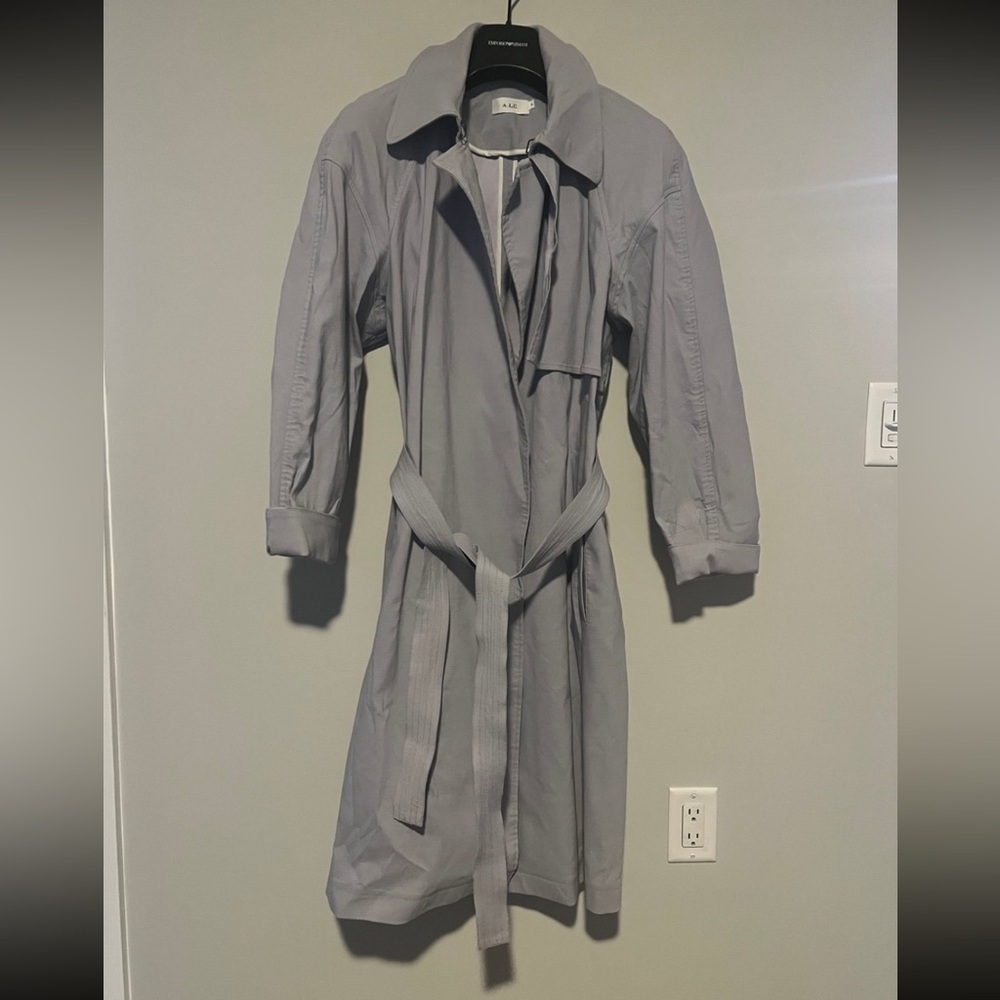 A.L.C. Bridges Coat in Grey/Lilac Tone Size 14